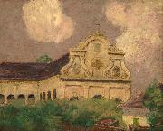 William Woodward Second Ursuline Convent oil painting
